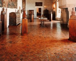 carreaux 9x9 en panneau - Château de Saumur