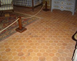 carreaux hexagonaux 14 - Château de Talcy / Entreprise Lefèvre