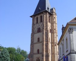 Eglise de Senonches en briques au modèle - Entreprise Quelin - M. Trouilloud ABF